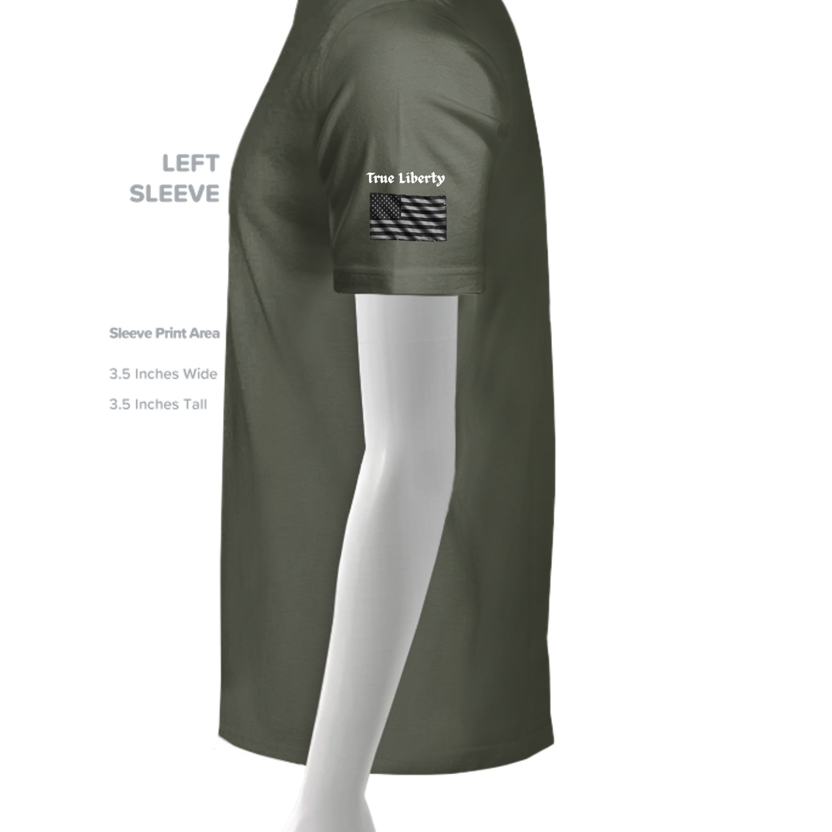 Dark Olive - 3001C - SLEEVE_LEFT